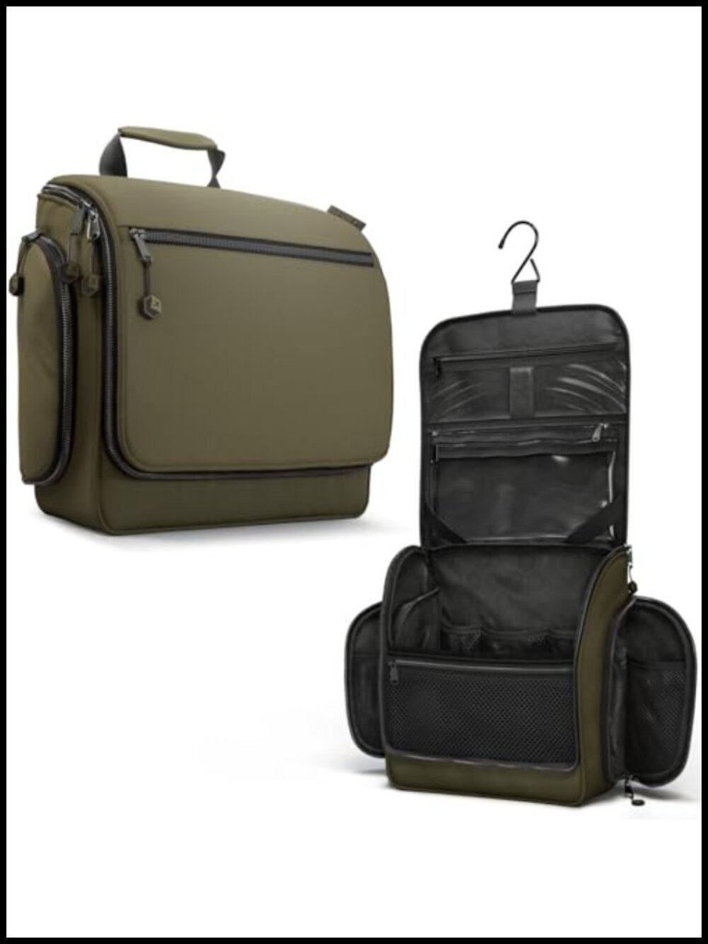Hanging Travel Toiletry Bag 18 Compartments TSA Water Resistant